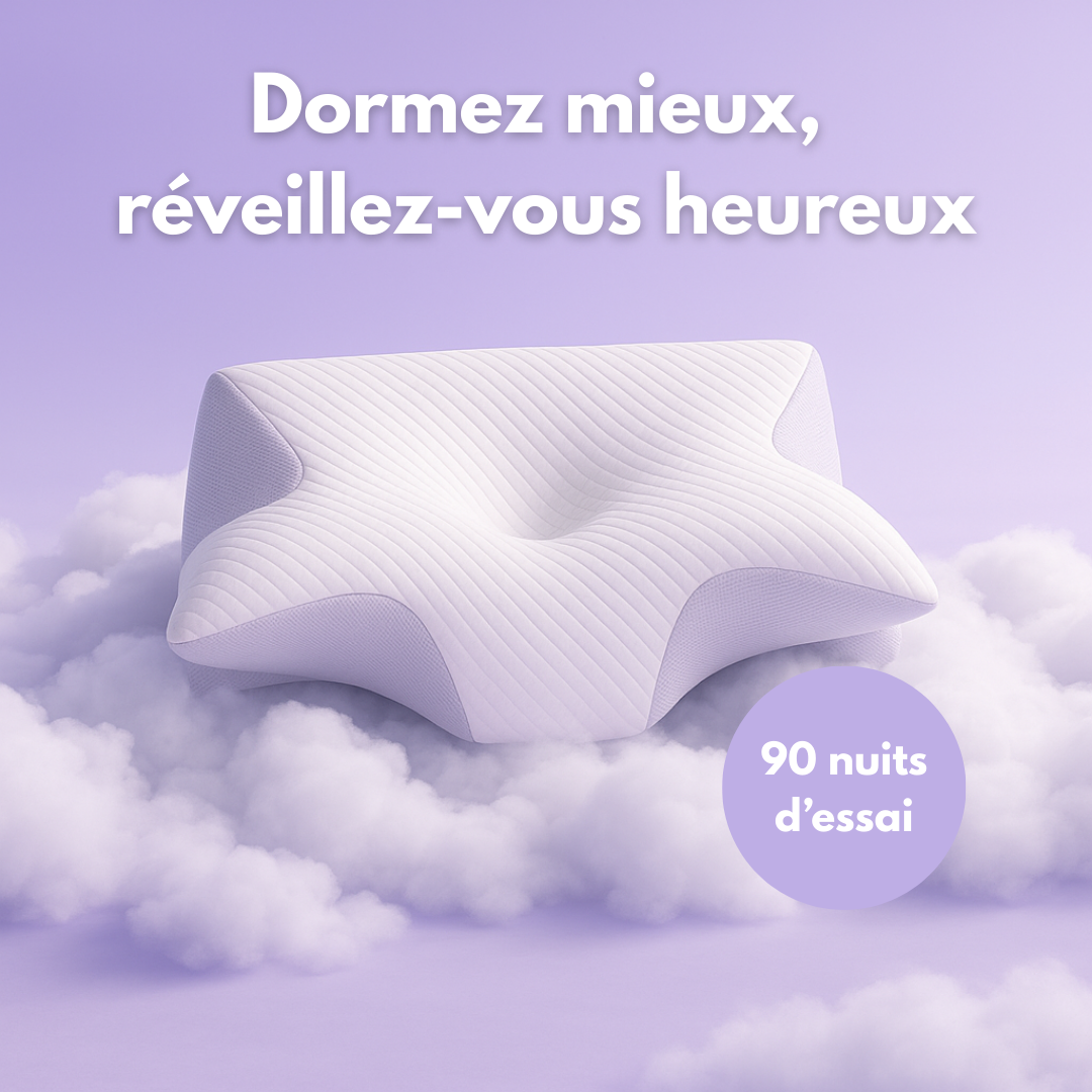 Retrouvez des nuits sans douleur avec l’Oreiller Orthopédique Soxelle™