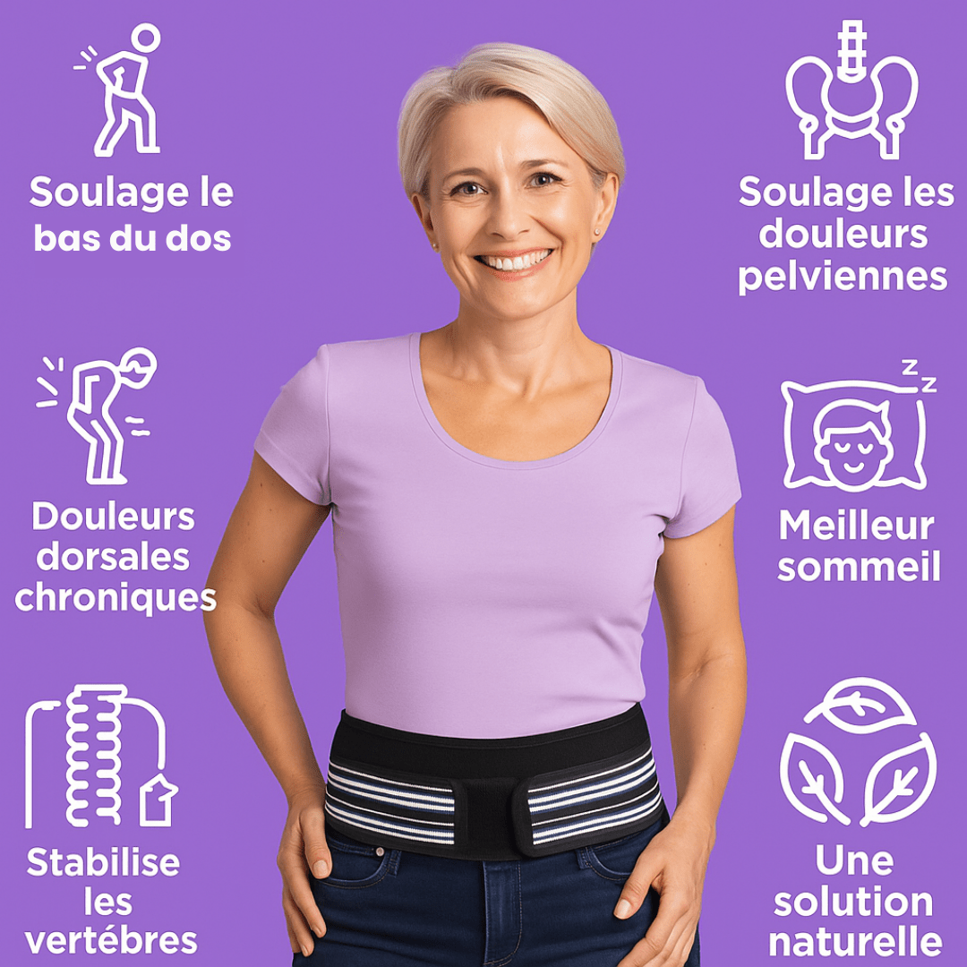 Ceinture Dorsale | Soulage les maux de dos et la sciatique - Soxelle