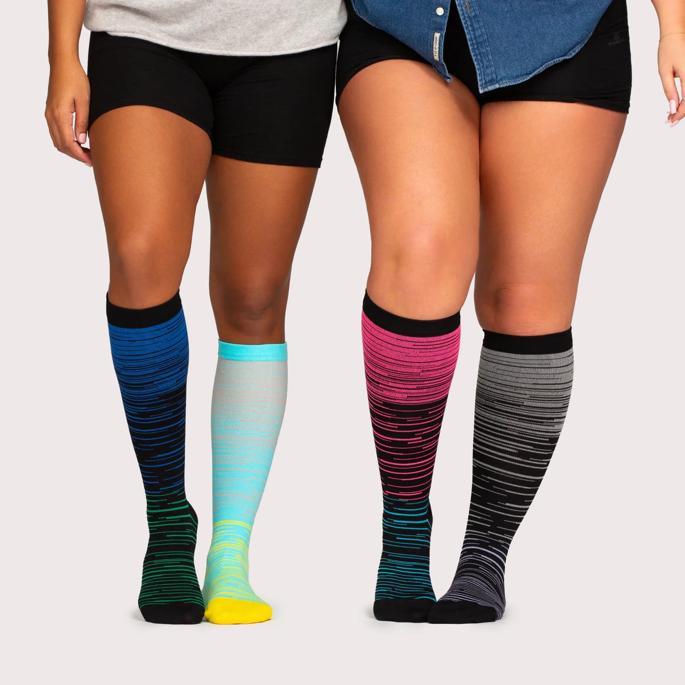 Chaussettes de Compression Soxelle pour une Meilleure Circulation (Multicouleur) - Soxelle