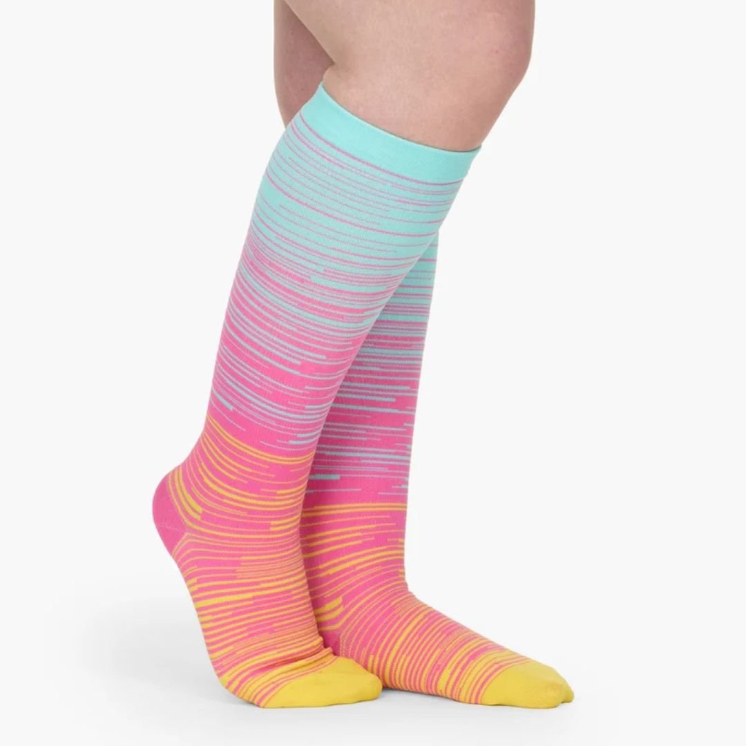 Chaussettes de Compression Soxelle pour une Meilleure Circulation (Multicouleur) - Soxelle
