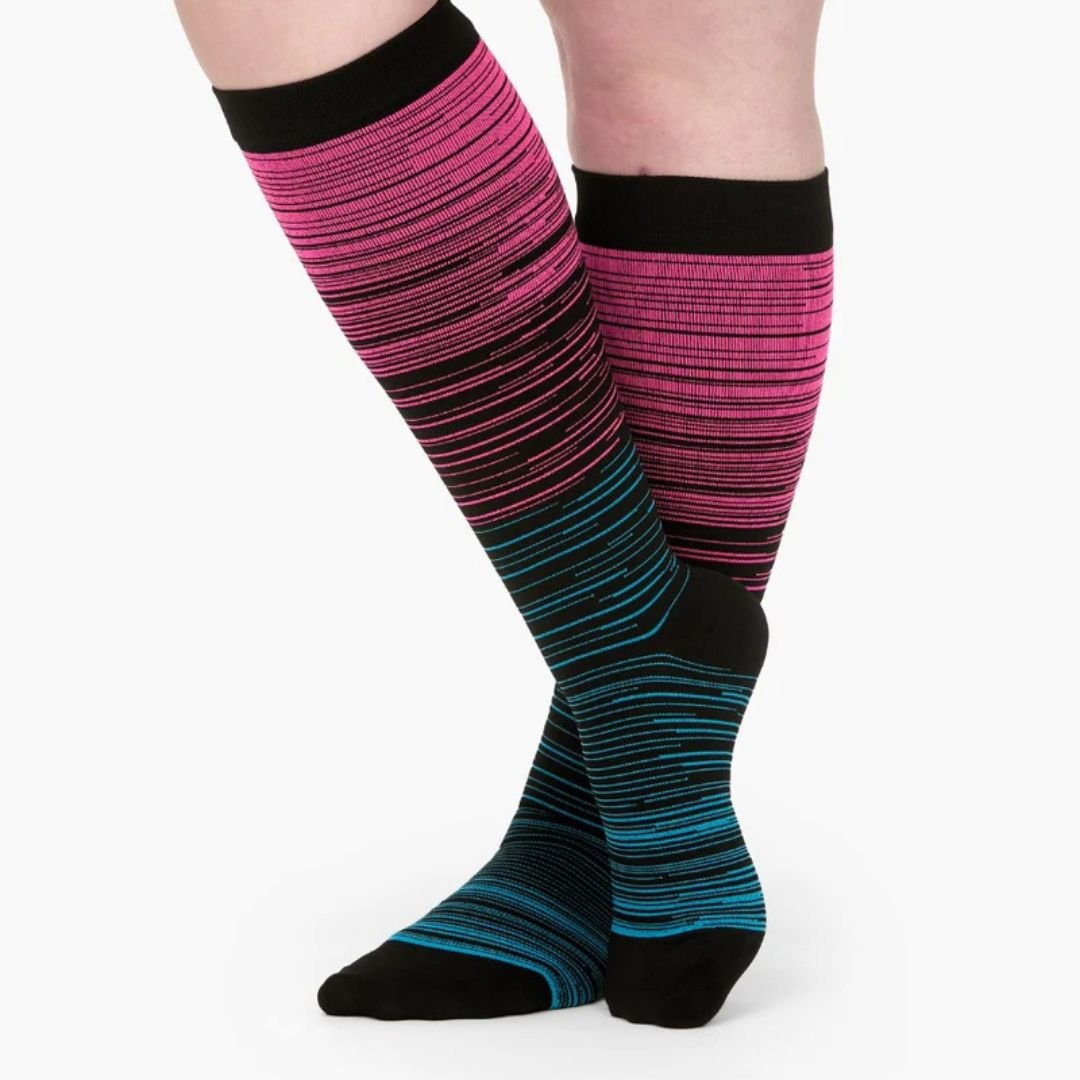 Chaussettes de Compression Soxelle pour une Meilleure Circulation (Multicouleur) - Soxelle