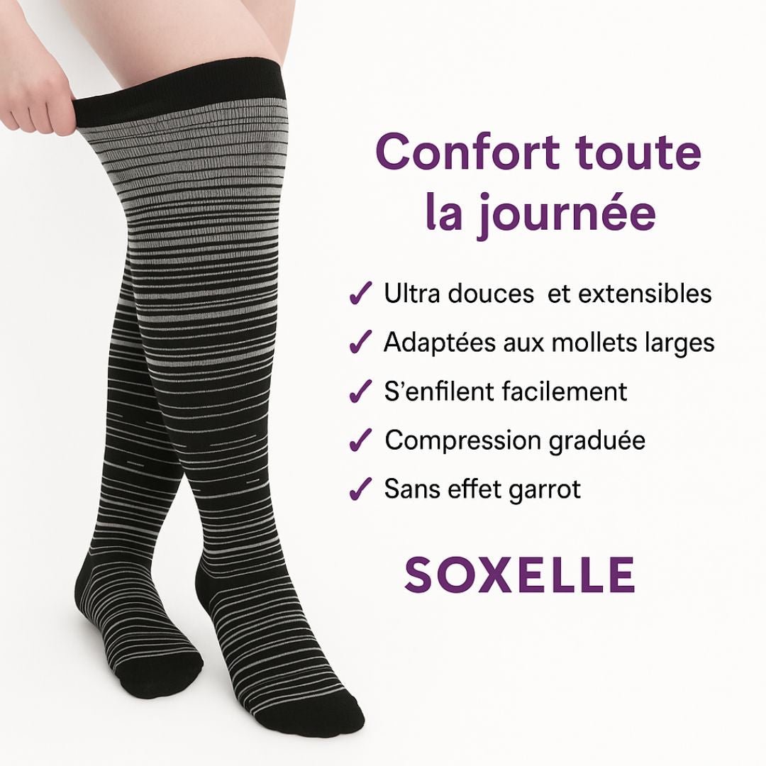 Chaussettes de Compression Soxelle pour une Meilleure Circulation (Multicouleur) - Soxelle