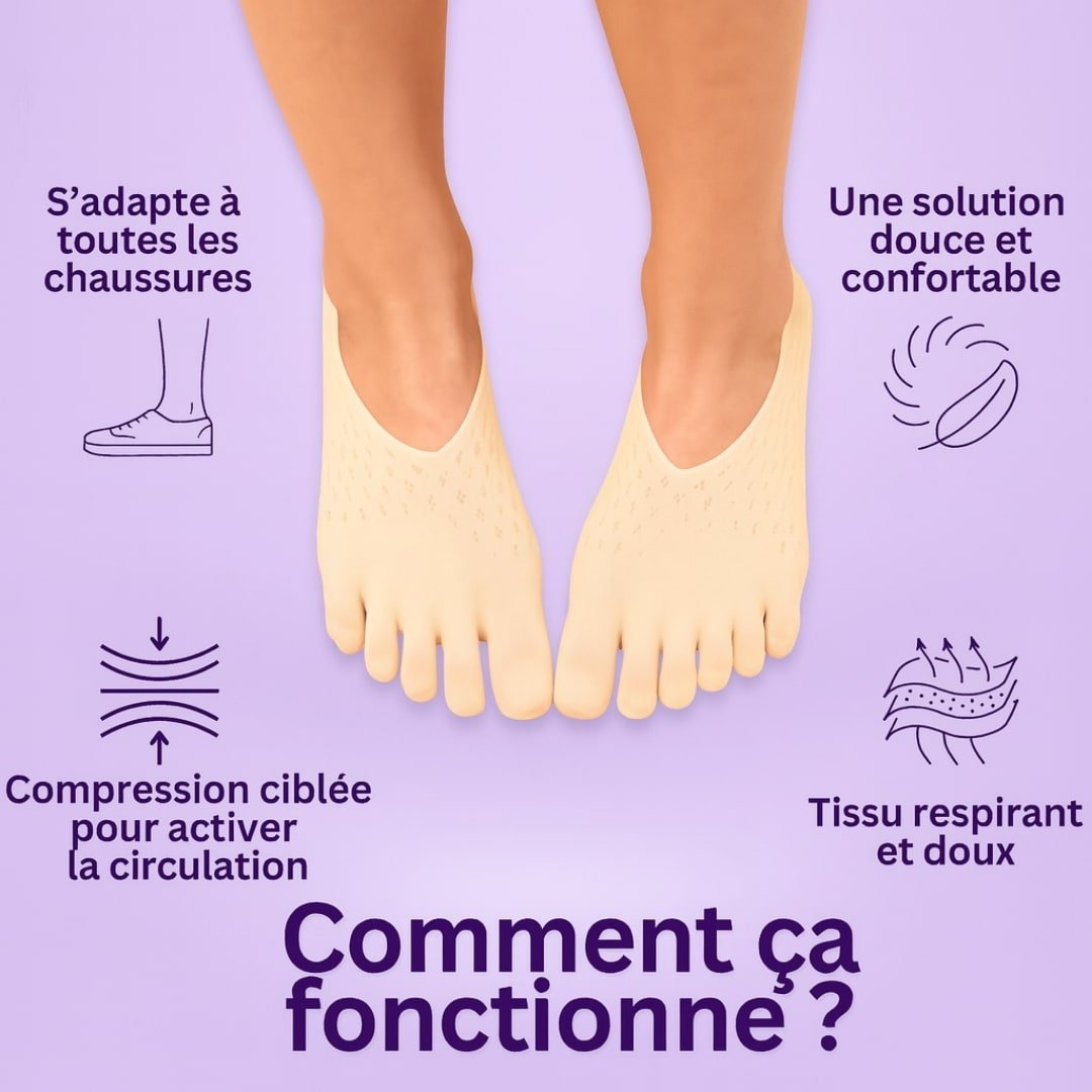 Chaussettes orthopédiques de compression - Soxelle