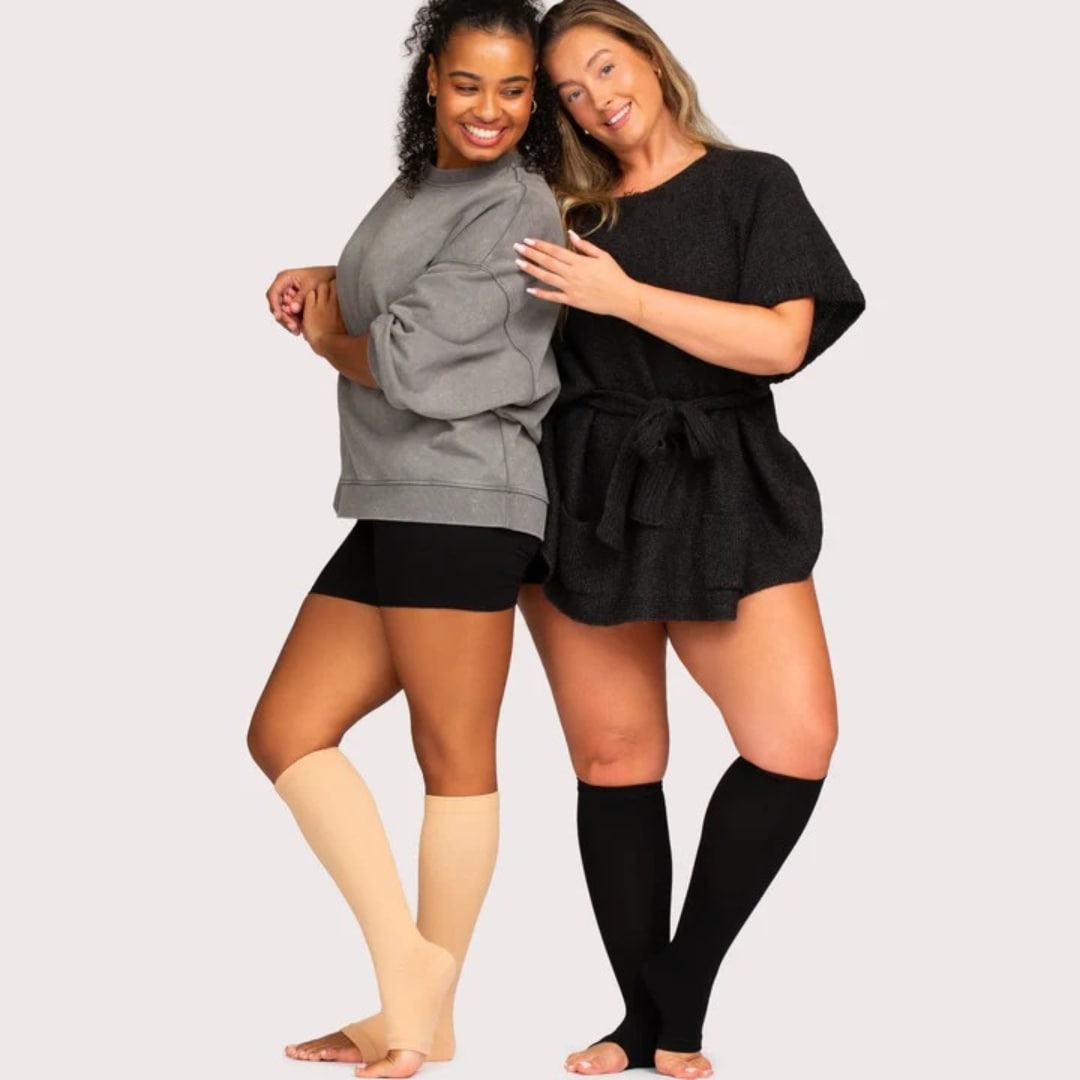 Fini les jambes lourdes et douloureuses – Chaussettes de compression Soxelle (Ouverte) - Soxelle