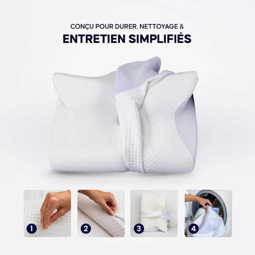 Retrouvez des nuits sans douleur avec l’Oreiller Orthopédique Soxelle™ - Soxelle