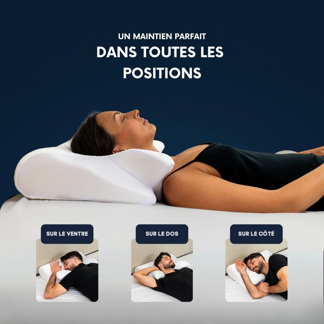 Retrouvez des nuits sans douleur avec l’Oreiller Orthopédique Soxelle™ - Soxelle