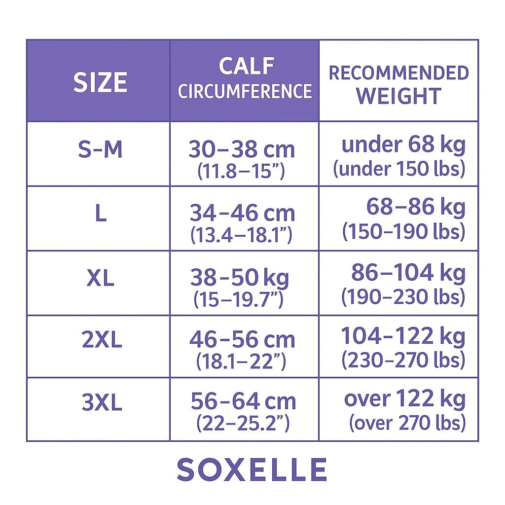 Soxelle – Advanced Wide Compression Socks For Pain Relief - Soxelle