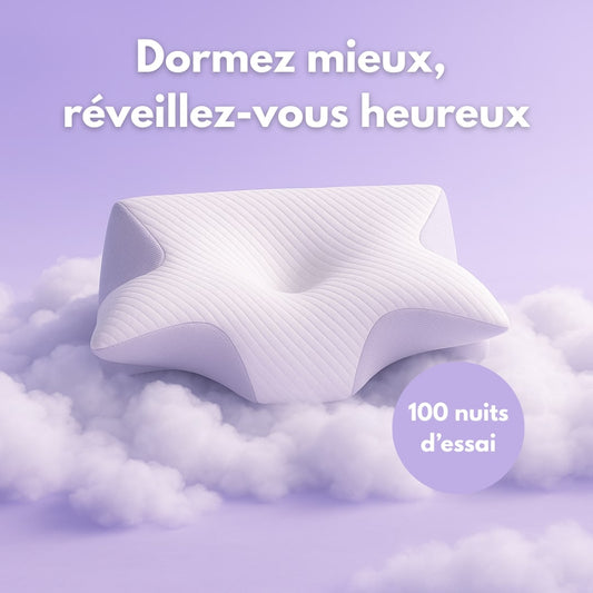 Retrouvez des nuits sans douleur avec l’Oreiller Orthopédique Soxelle™