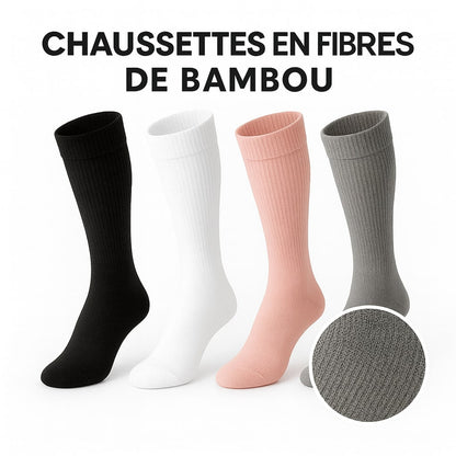 Chaussettes de Compression Soxellle En Fibre De Bambou - Jambes Légères et Confort Révolutionné - Soxelle