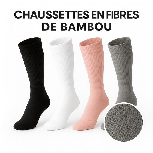 Chaussettes de Compression Soxellle En Fibre De Bambou - Jambes Légères et Confort Révolutionné - Soxelle