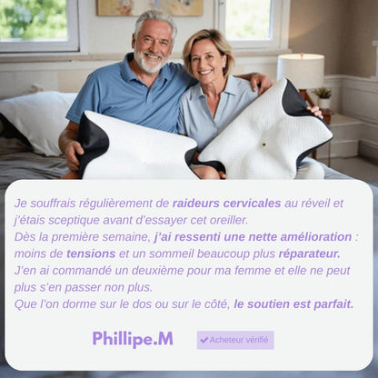 Retrouvez des nuits sans douleur avec l’Oreiller Orthopédique Soxelle™ - Soxelle