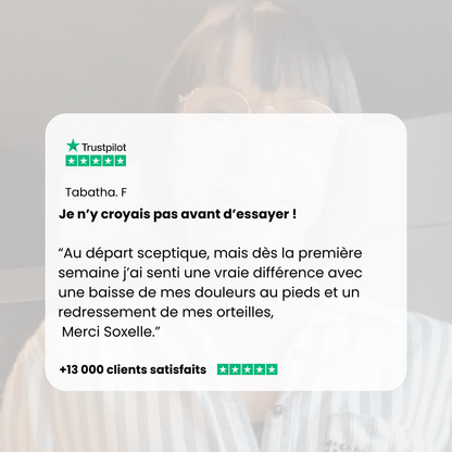 Semelle Orthopédique - Redresse et soulage vos orteilles - Soxelle